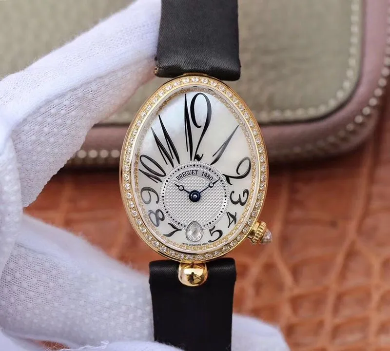 Breguet Reine de Naples 8918BA 58 864.D00D Ladies 18K Yellow Gold ZF Factory 1:1 Best Edition Replica Watch Swiss ETA6T51